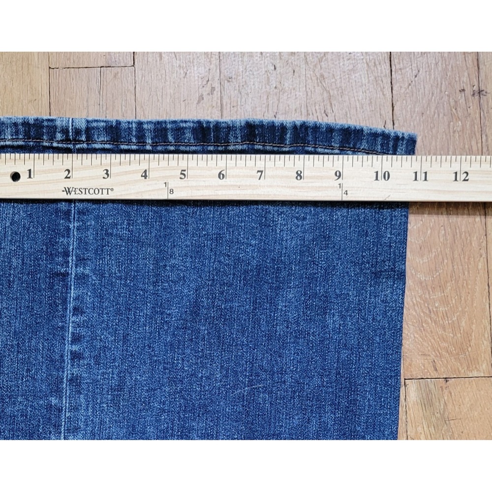 KUT From The Kloth Jean Wide Leg Jeans Women's 10 High Rise Blue Stretch Denim - Picture 6 of 11